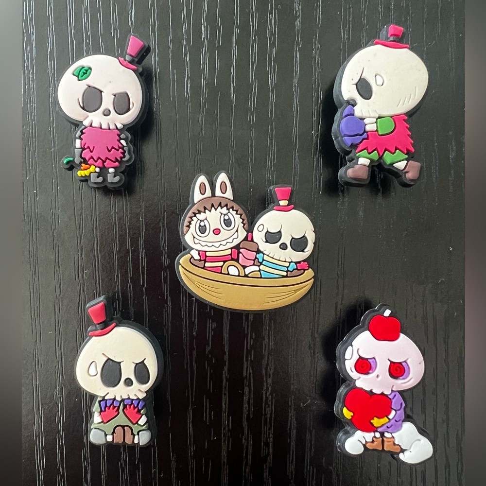 Labubu Croc Charms - You get all 5 of these charms. This is set # 1.